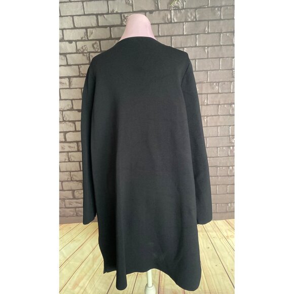 COS Knitted Long Cardigan In Navy M - Picture 4 of 6